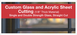 Glass and Acrylic cutting